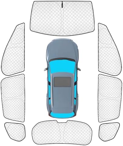 KMF 8pcs Thicken Sun Shades for Mazda CX-50 Accessories 2023-2025, Custom Full by KMF