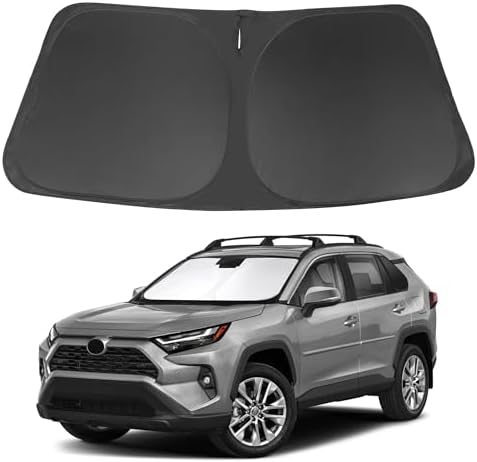 Windshield Sun Shade for 2019-2026 Toyota RAV4 RAV-4 Accessories by LHFLIVE