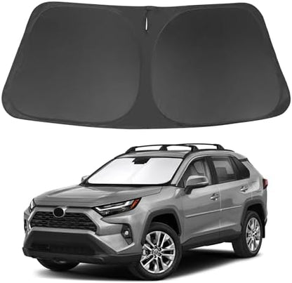 Windshield Sun Shade for 2019-2026 Toyota RAV4 RAV-4 Accessories by LHFLIVE