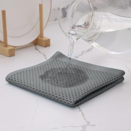 Kitinjoy 100% Cotton Waffle 6-Pack Kitchen Towels - Image 6