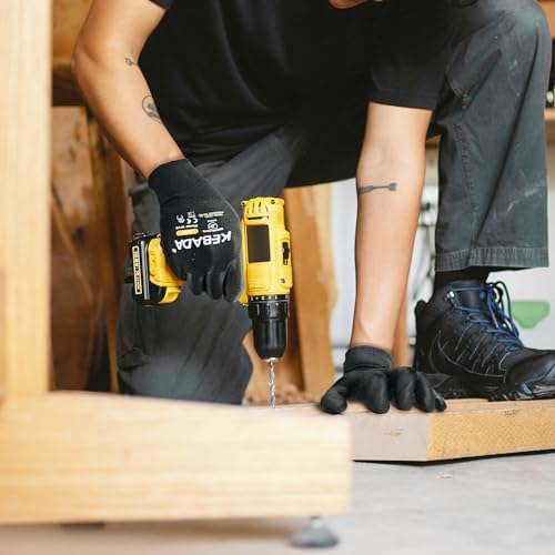 Kebada W1 Safety Work Gloves for Men & Women, 50 Pairs Bulk Pack, PU Coated - Image 4