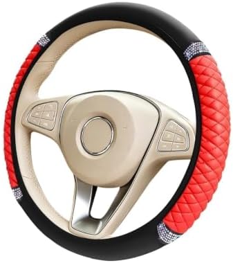 Bling Car Steering Wheel Cover, Crystal Rhinestones Vehicle Steering Guard Wrap - Image 7