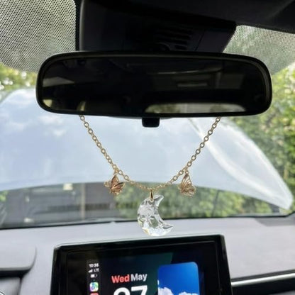 Set of 10 Rearview Mirror Charm Hanger Blanks, Acrylic Car Ornament Hooks - Image 4