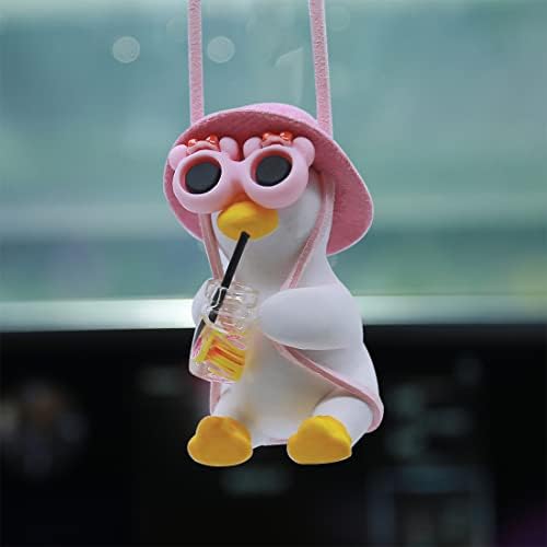 Cool Swinging Duck Car Hanging Ornament, Pendant Interior Rearview Mirror by XYNorth