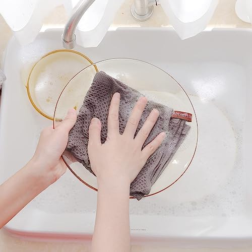 Homaxy 100% Cotton Waffle Weave Kitchen Dish Cloths 18-Pack, Mixed Color - Image 4