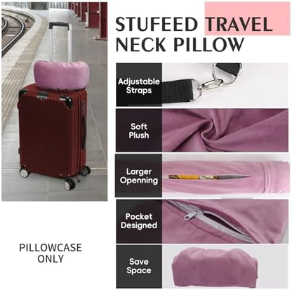 Stuffable Neck Pillow for Travel, Packable Neck Pillow - Image 3