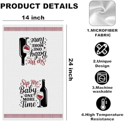 Funny Kitchen Towels, Cute Decorative Dish Towels, Housewarming Gifts - Image 2