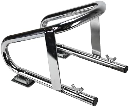 Extreme Max 5001.5763 Deluxe Chrome Motorcycle Wheel Chock - Image 4