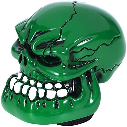 Skull Shift Knob Cars Truck Gear Shifter Stick Handle SUV Green - Image 5
