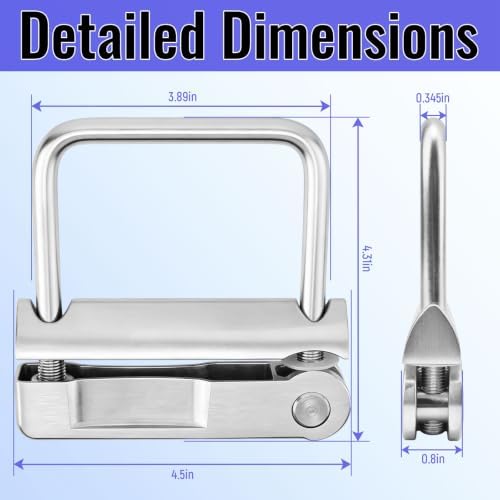 22325 Heavy Duty Anti-Rattle Hitch Clamp Tightener - Image 2
