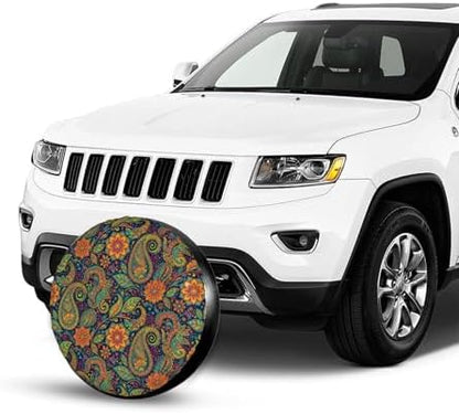 Paisley Spare Tire Cover Wheel Protector Universal Fit - Image 2