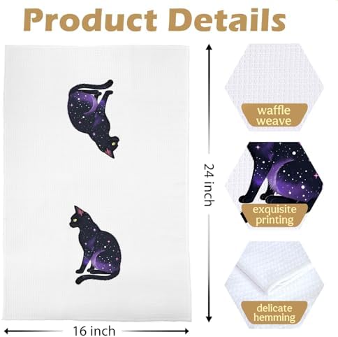 Witchy Cat Kitchen Towels - Image 5