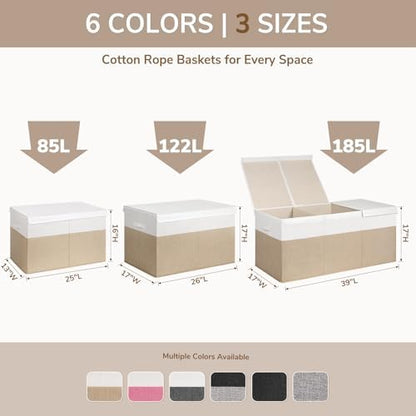 INDRESSME 185L Toy Storage Box - Image 7