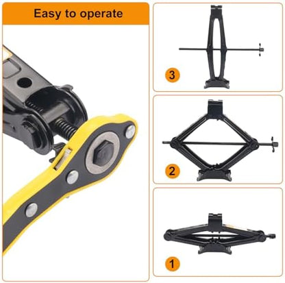3 Pack 2T Scissor Jack for Car - Image 5