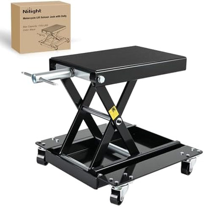 Nilight Motorcycle Lift 1100 LBS ATV Scissor Lift Jacks by Nilight