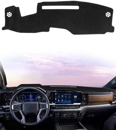 SKYLOTEC Dash Cover Mat for 2022-2026 Chevy Silverado 1500/GMC Sierra by SKYLOTEC