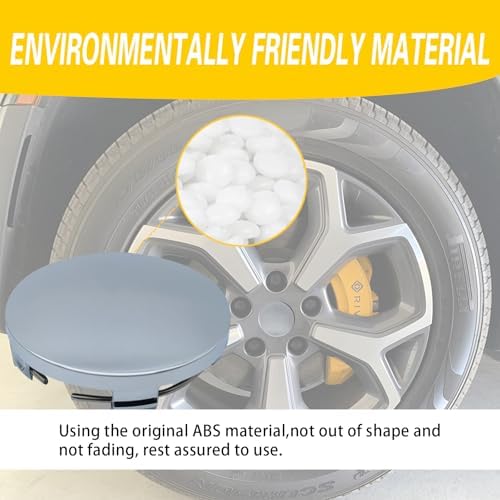 4 Pack Car Wheel Center Hub Caps, ABS Rust-Proof Center Caps - Image 3