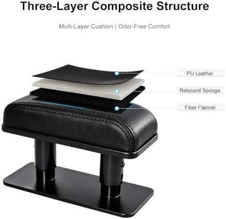 Car Armrest Pad, Car Door Arm Rest Cushion，Left Elbow Support, General Leather - Image 5