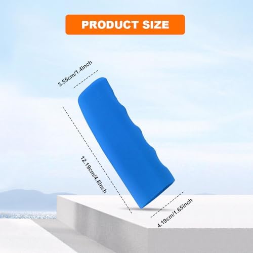 Car Handbrake Cover, Silicone Waved Shaped Parking Brake Lever Decorative - Image 2