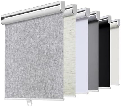 AOSKY Blackout Cordless Roller Shades, 27.5" W x 72" H, Heather Grey by AOSKY