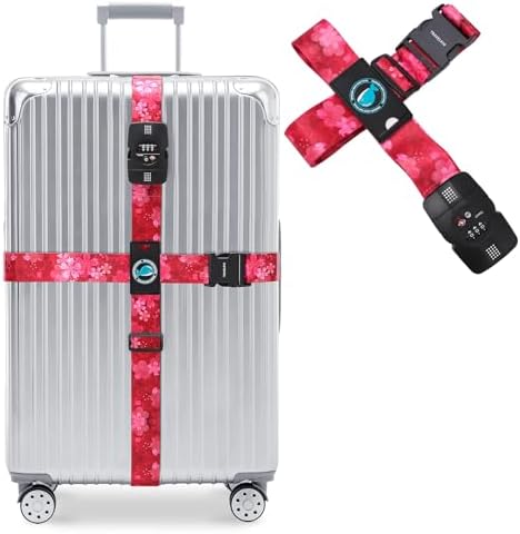 Travelkin Luggage Straps TSA Approved, Suitcase Straps by MoreThanTravel