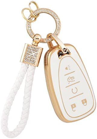 PIFOOG Key Fob Cover for Chevy Equinox Malibu Traverse Trax Blazer Camaro 5 by PIFOOG