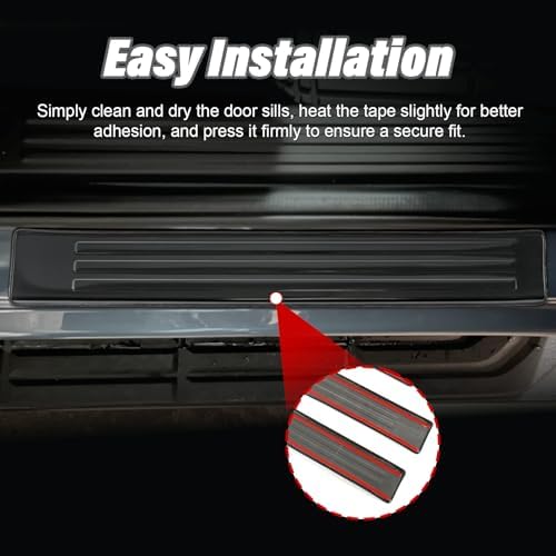 Door Sill Protector for Ford Ranger 2024-2026 Door Sill Guard - Image 5