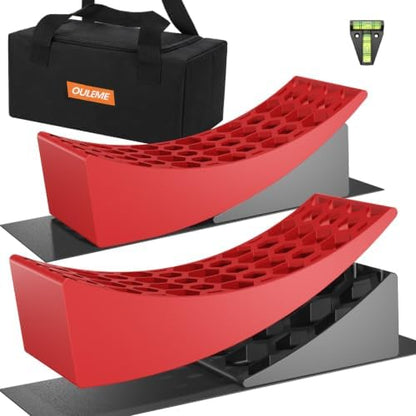 OULEME RV Leveling Blocks, Camper Trailer Leveler, 2 Packs by OULEME