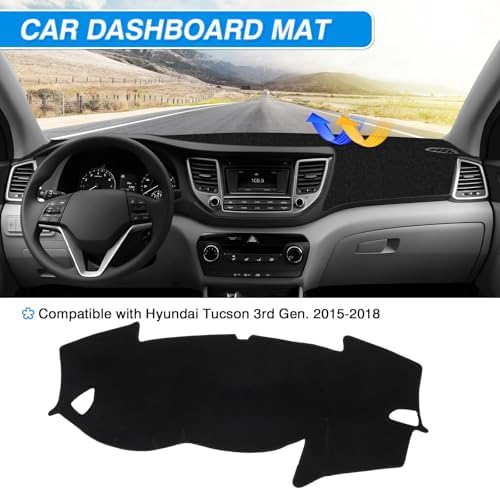 CARTIST Dash Cover for Hyundai Tucson 2016-2018 Dashboard Cover Mat - Image 3