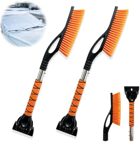 2 Pack Ice Scrapers Portable Snow Brush by Unknown