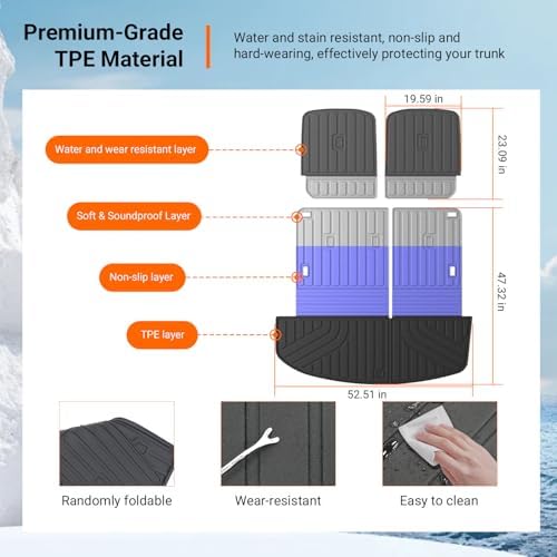powoq Cargo Mat & Backrest Mats Compatible - Image 5