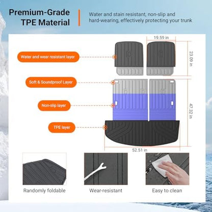powoq Cargo Mat & Backrest Mats Compatible - Image 5