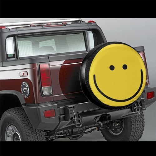 Smiley Face Tire Cover Weatherproof Wheel Spare Tire Cover 16 Inch Rv SUV - Image 5