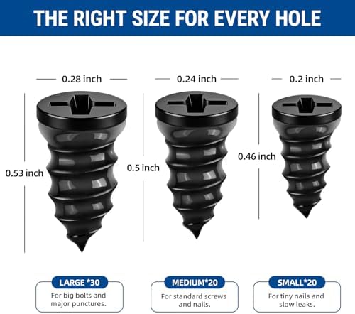 AUTOWN 72PCS Tire Repair Rubber Nail Kit - Image 4
