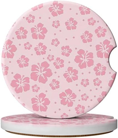 2 Pack Car Coasters for Cup Holders, Cute Car Accessories Interior by YeeCASE