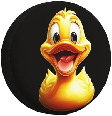 Funny Duck Spare Tire Cover Weatherproof Universal Wheel Protectors Cute Duck by Unknown