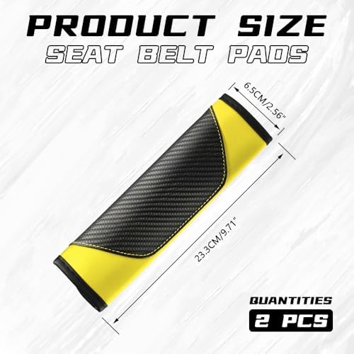2PCS Car Seat Belt Cover Pads, Seatbelt Shoulder Cushion - Image 2
