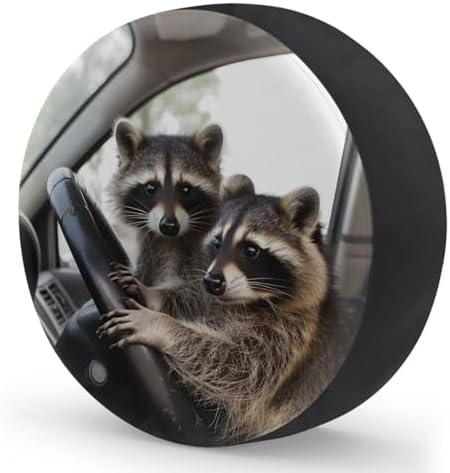 Raccoon Spare Tire Cover Waterproof Dust-Proof Spare Wheel Covers - Image 2