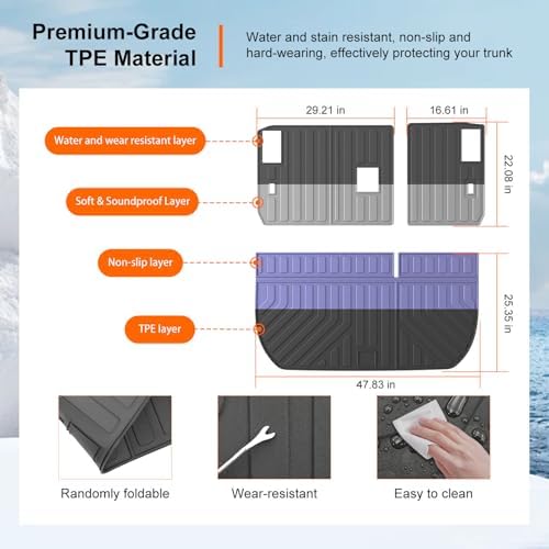 powoq Cargo Mat Backrest Mat Compatible - Image 5