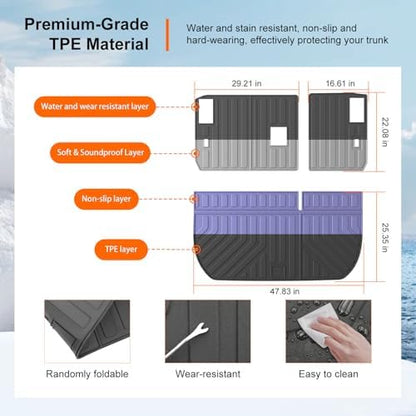 powoq Cargo Mat Backrest Mat Compatible - Image 5