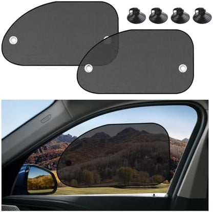2 PCS Universal Car Window Shade, UV Rays Protection Automotive Sun Shades by Unknown