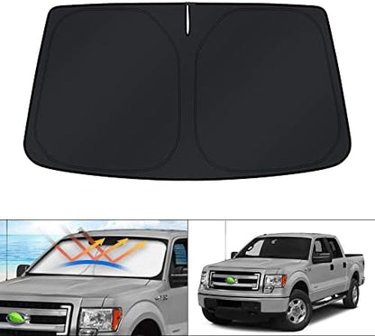 KUST Windshield Sun Shade for Ford F150 2009-2014 F-150 Accessories Window by KUST