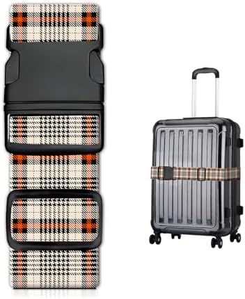 Luggage Straps for Suitcases, Heavy Duty Travel Belt by JYCardPKT