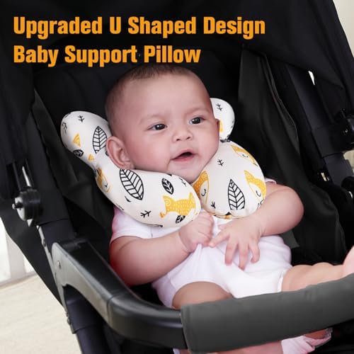 KAKIBLIN Baby Neck Pillow, Baby Support Pillow, Babies Head Pillows - Image 3