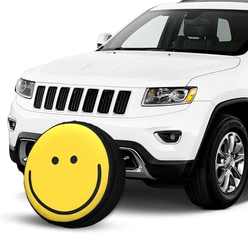 Smiley Face Tire Cover Weatherproof Wheel Spare Tire Cover 16 Inch Rv SUV - Image 6