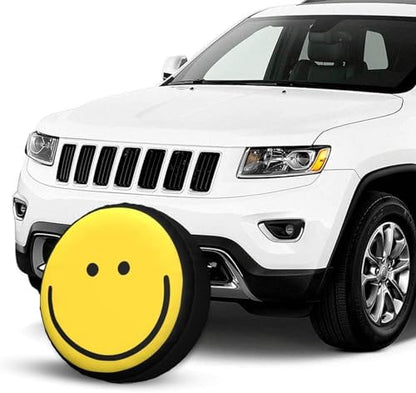 Smiley Face Tire Cover Weatherproof Wheel Spare Tire Cover 16 Inch Rv SUV - Image 6