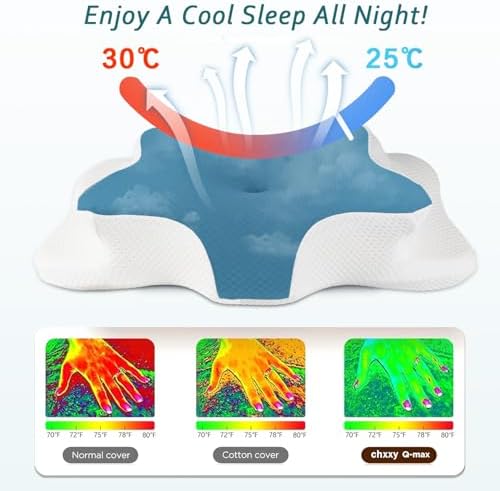 CHxxy Cervical Neck Pillow for Pain Relief Sleeping, Memory Foam Pillows - Image 7