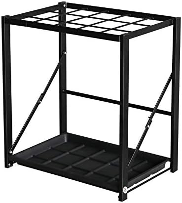 Folding Umbrella Storage Stand Rack Holder Organizer Free Standing Industrial - Image 5