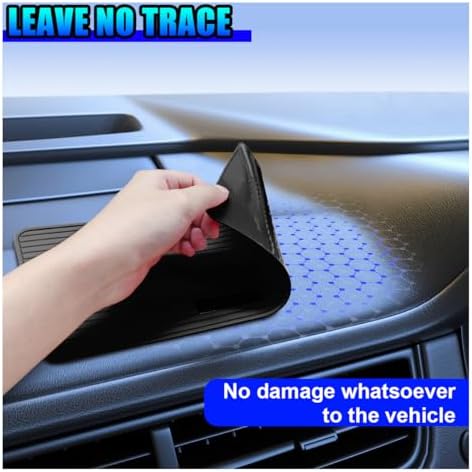 Craedli Car Dashboard Anti-Slip Mat, 11.81"×5.94" Waterproof PVC Phone Gripping - Image 5