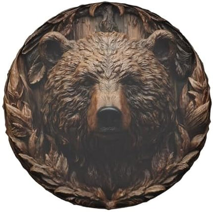 Bear Spare Tire Cover Wheel Protectors Weatherproof Sun Protection Covers - Image 2